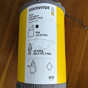 IKEA ODONVIDE Weighted blanket 6 kg 13.23 lb, Grey Twin Size 205.278.74